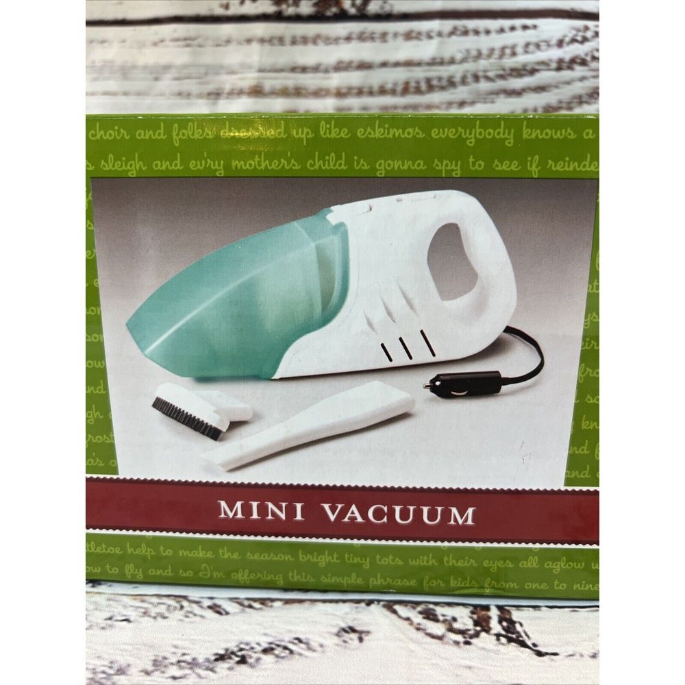 Target Handheld Mini Car Vacuum Inc Accessory Brush‎ And Crevice Device 12 Volt